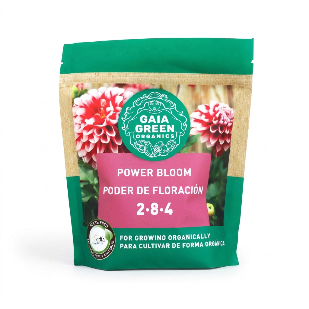 Gaia Green Organics Power Bloom, 500 g Pouch — Nutrientes | Pachamama Costa Rica