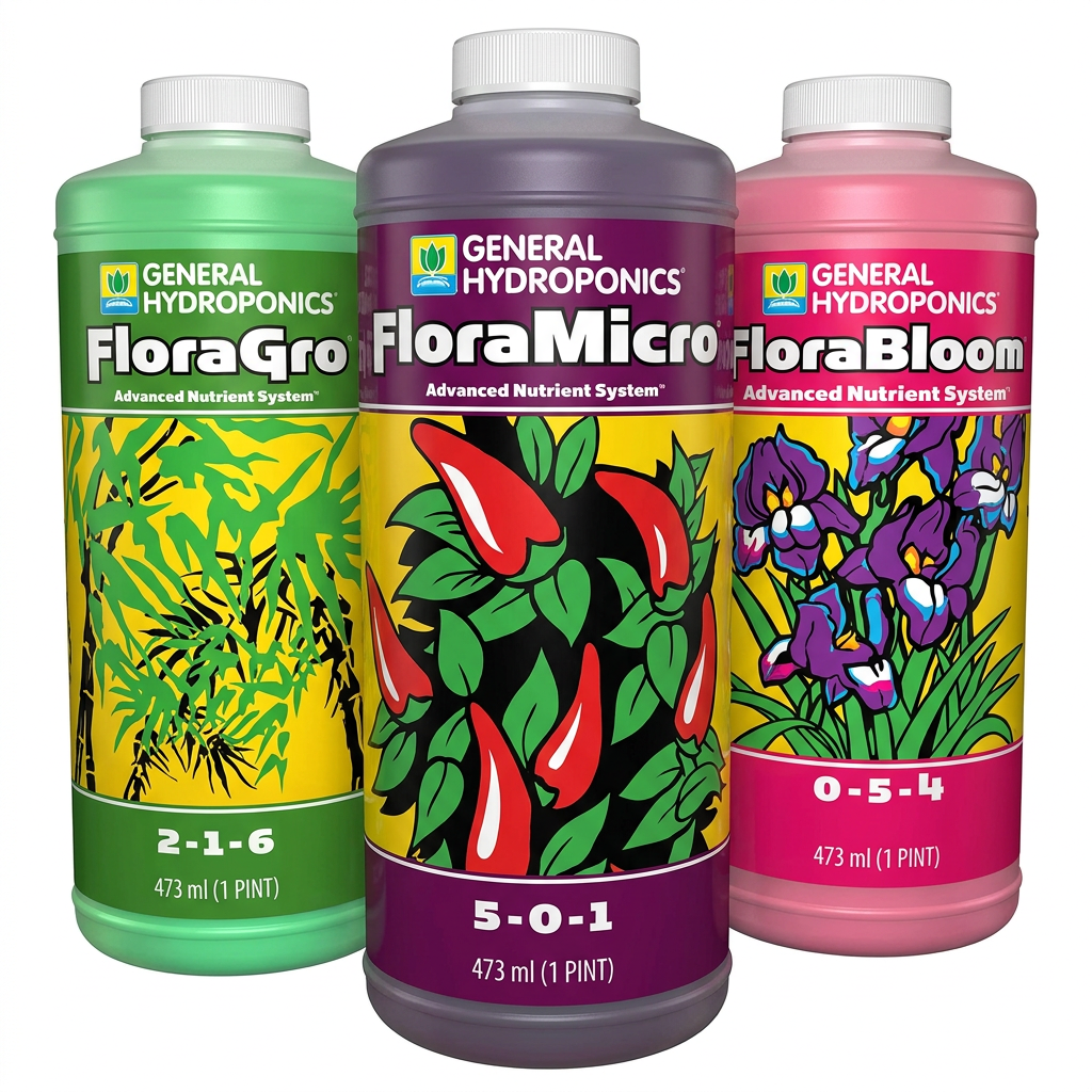 Kit General Hydroponics Base Quart/1L - foto del pack 4