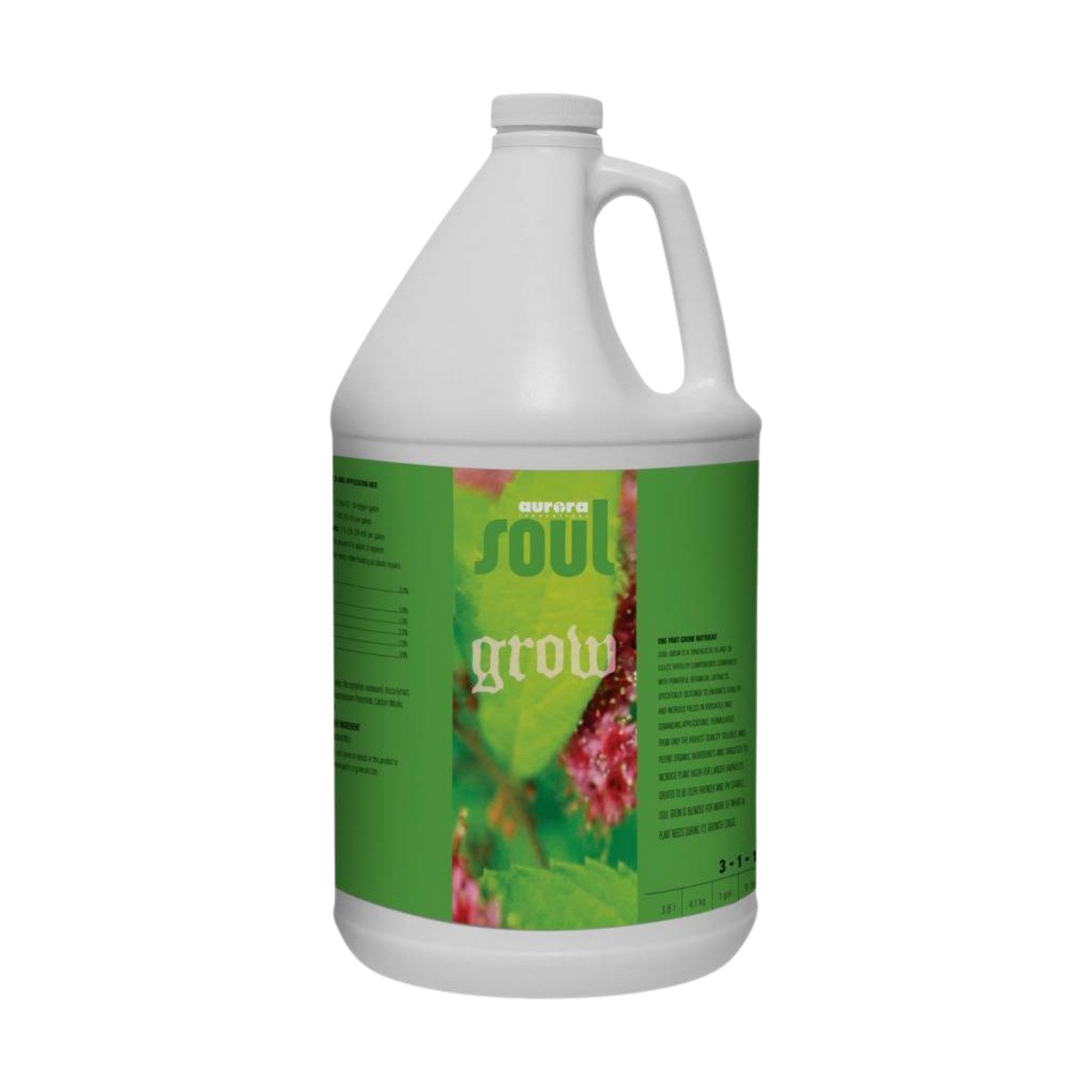 Soul Grow, 1 gal — fertilizante para hidroponía y cultivo | Pachamama Costa Rica