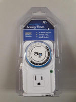 Autopilot Analog Grounded Timer, 1725W, 15A, 15 Minute On/Off, 24 Hour - Pachamama Indoor Farming Culture