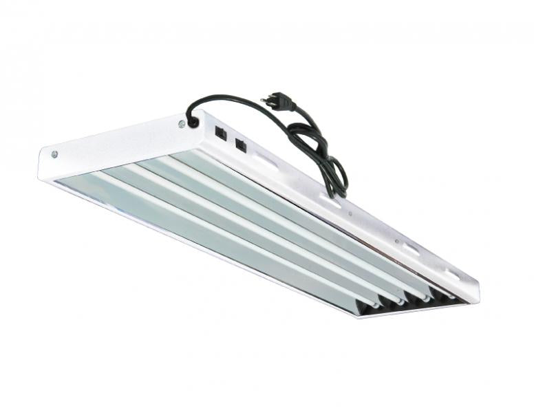 4x24 w, T5 Fixture, lamps included (6400 K), 8 ft power cord
