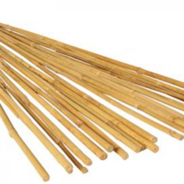 GROW!T Estacas de bambú de 8 pies, natural, paquete de 25