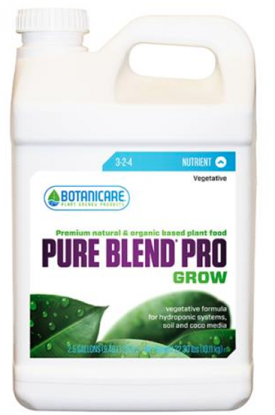 Botanicare Pure Blend Pro Grow, 2.5 galones