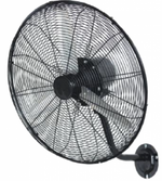 120V 18" Steel Wall Fan, 3 speed selection (high/med/low)