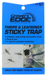 Grower's Edge Thrip & Leafminer Sticky Traps, 5 units pack (blue)