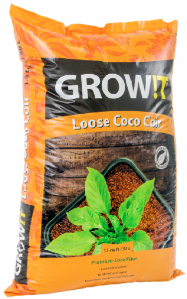 GROW!T Coco Coir, Loose, 1.5 cu ft - Pachamama Indoor Farming Culture