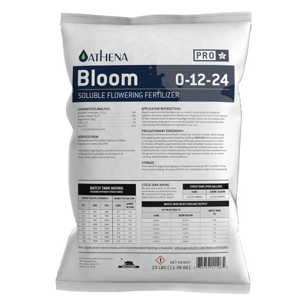 Athena Pro Bloom, 25 lb