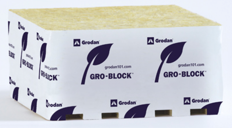 Grodan Improved GR40 Uniblock, 8" x 8" x 4" - Pachamama Indoor Farming Culture
