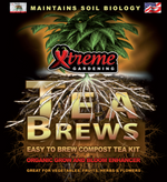 Xtreme Gardening TEA BREW easy to use compost tea, 4-packs, 6.13 oz (174 gm)