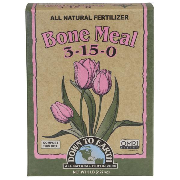 Down To Earth Bone Meal Natural Fertilizer 3-15-0, 5 lb