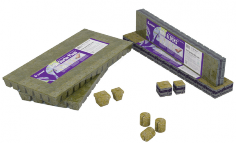 Grodan Pro A-OK 36/40 6/15 Starter Cubes, 1.5" x 1.5", 30 hojas de 98, Commercial