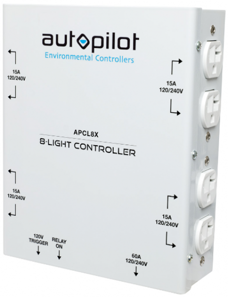 Autopilot 8-Light High Power HID Controller, 8000W (120/240V) 60A X-Plug
