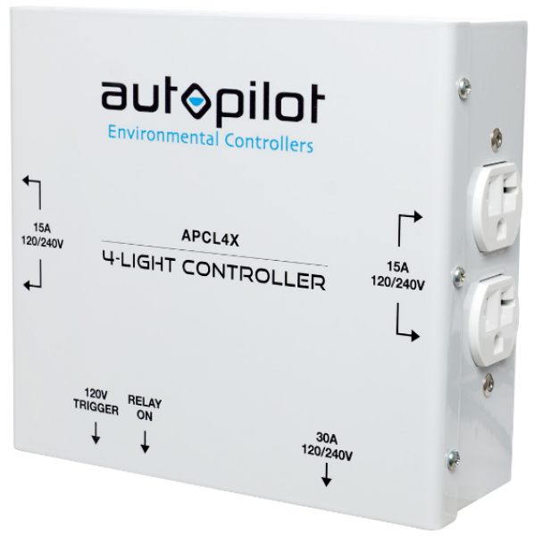 Controlador HID de alta potencia de 4 luces de piloto automático, 4000 W (120/240 V) 30 A X-Plug