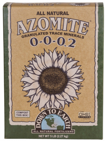 Down to Earth Azomite Granulated OMRI, 5 lb - Pachamama Indoor Farming Culture