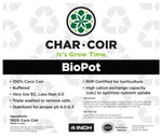 Char Coir BioPot, 4 inch