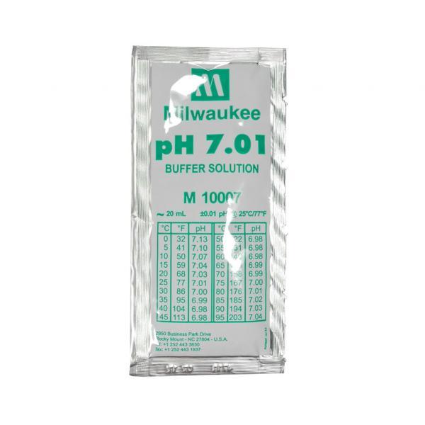 Milwaukee Instruments pH 7 Calibration Solution, 20 ml Sachets - Pachamama Indoor Farming Culture