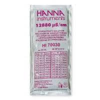 Hanna 12880 uS/cm Calibration Solution, 20ml Sachet
