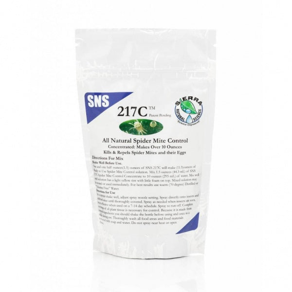 SNS 217C Spider Mite Control Concentrate, 1.5 oz Pouch - Pachamama Indoor Farming Culture