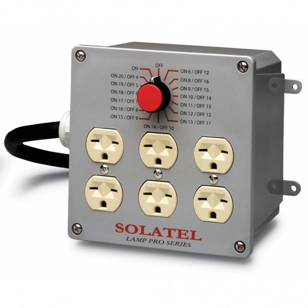 Timer, Solatel Lamp Pro, 6 Outlets, 240V 30A