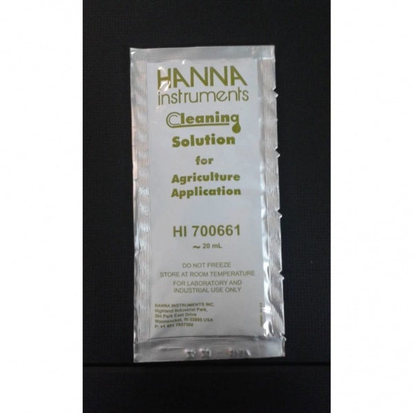 Hanna Probe Cleaning Solution HI 700661, 20 ml Sachet - Pachamama Indoor Farming Culture