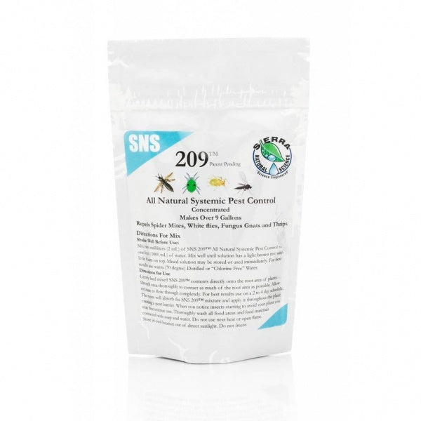SNS 209 Systemic Pest Control Concentrate, 2 oz Pouch